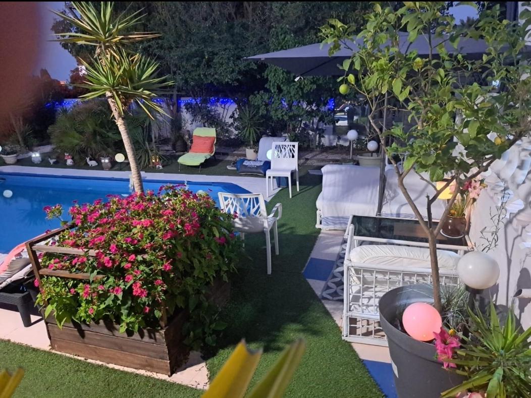 Suite-Junior -Villa Helene - Montpellier Sud - Aeroport- Piscine Privee-2Mn Des Plages Pérols Εξωτερικό φωτογραφία